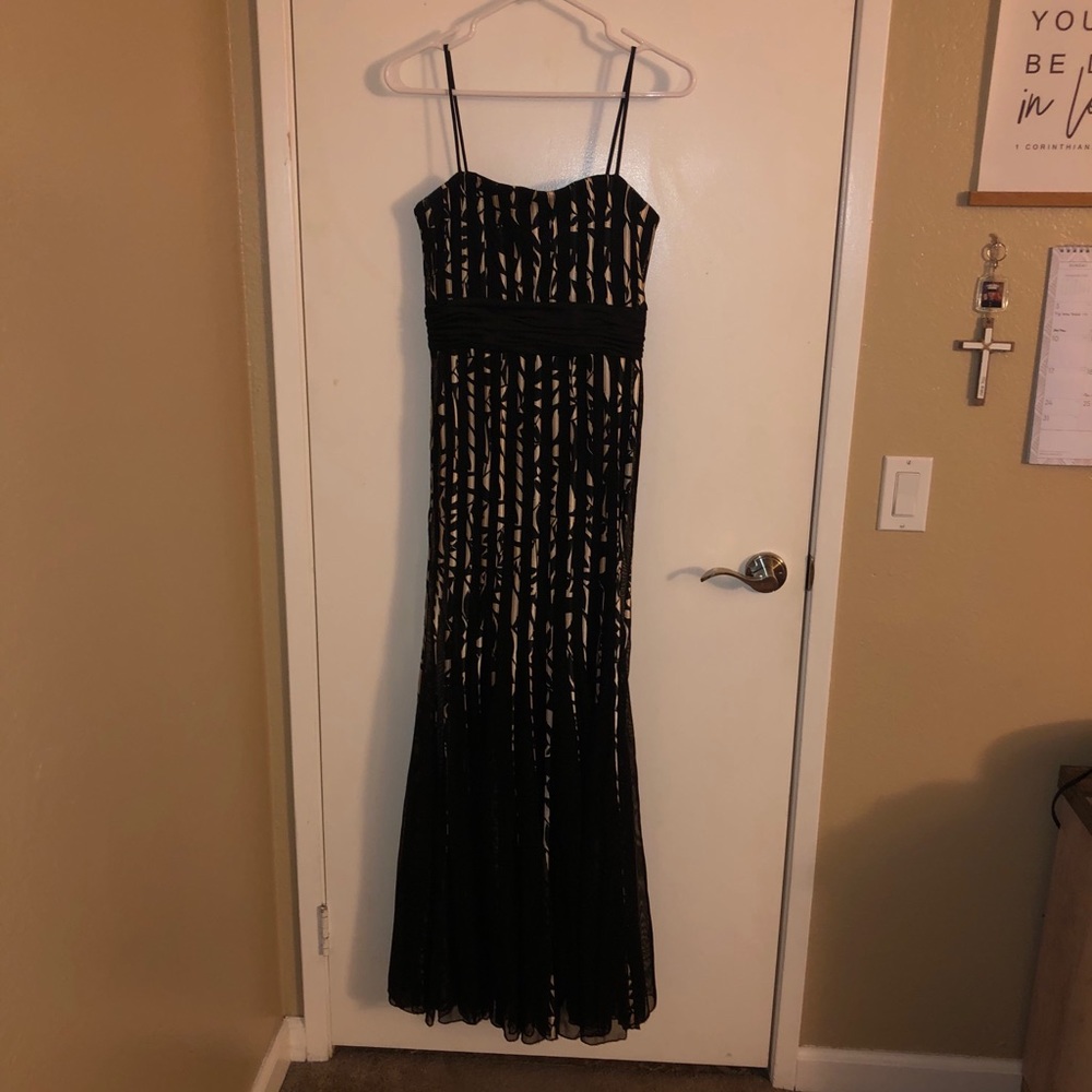 Camille La Vie black and gold long dress
